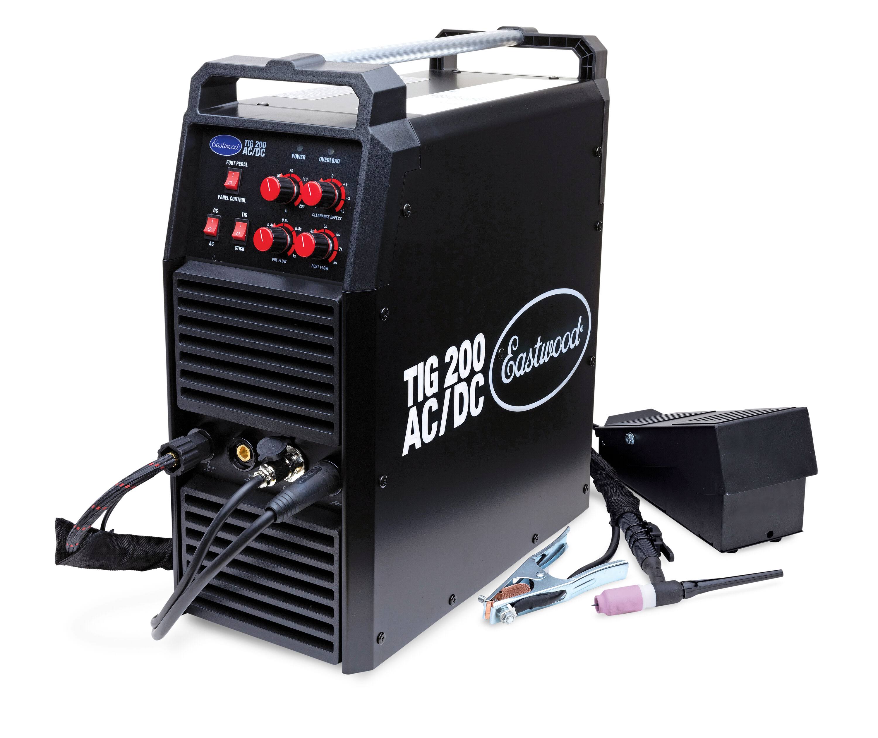 Eastwood 200 Amp AC/DC TIG Welder for Steel and Aluminum