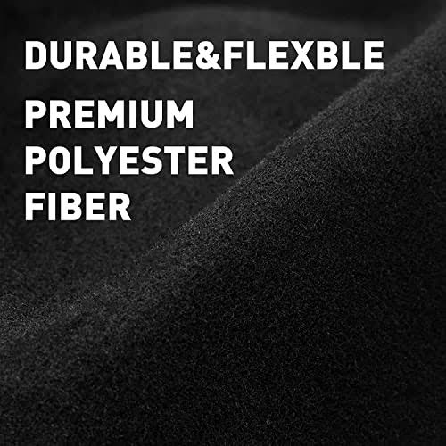 Halero 78x59 Black Underfelt Carpet for Speaker,Sub Box Carpet Home, Auto, RV, Boat, Marine, Truck, Car Trunk Felt Fabric Material