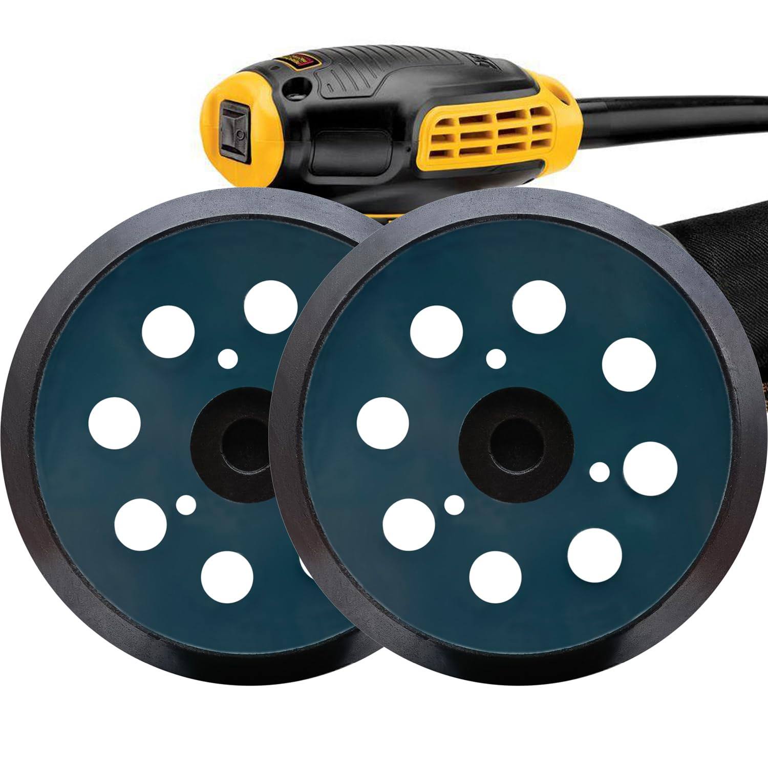 Tockrop 2 Pack Replacement Sander Pads for DeWalt Sander, 5