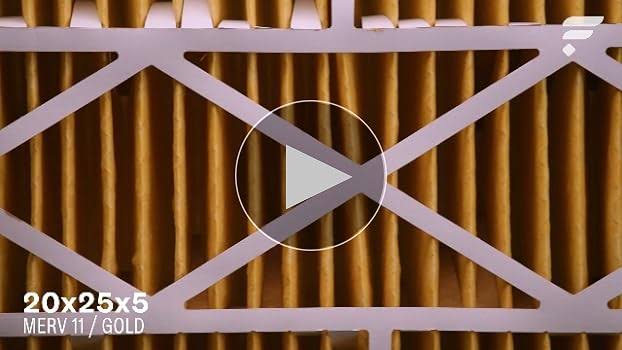 BDP 20x25x5 MERV 11 Replacement Filter (Pack of 4 Filters)