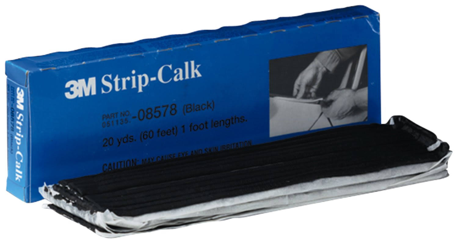 3M 08578, Strip-Caulk, Black