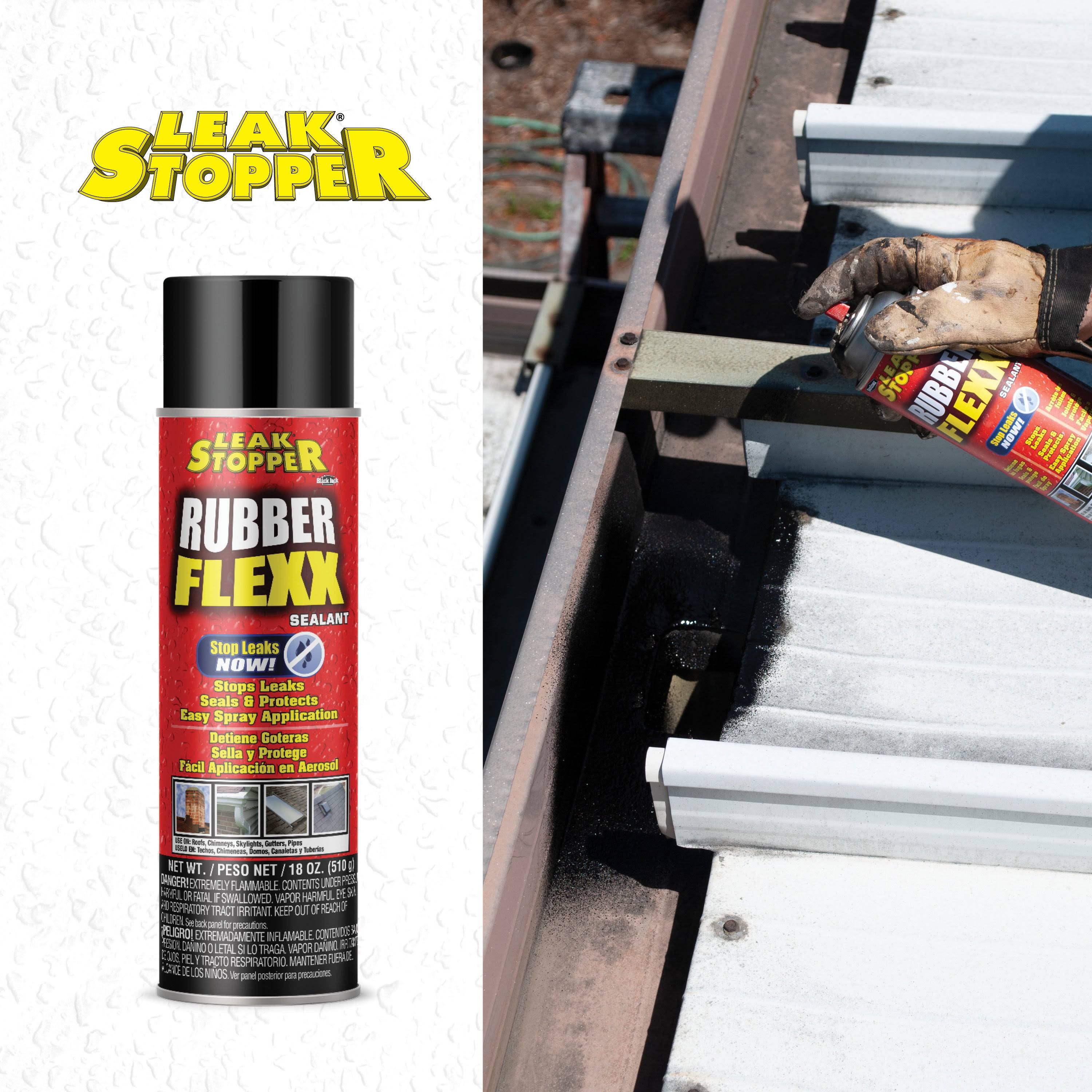 Leak Stopper Rubber Flexx Sealant Black / 2-Pack