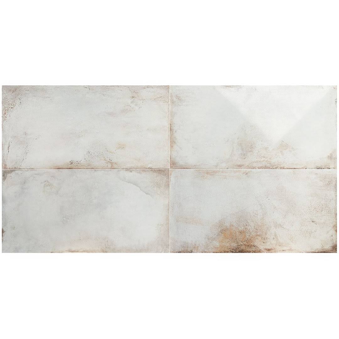 Ivy Hill Tile Angela Harris Fuller White 23.62 in. x 47.24 in. Polished Porcelain Floor and Wall Tile (15.49 Sq. ft./Case)