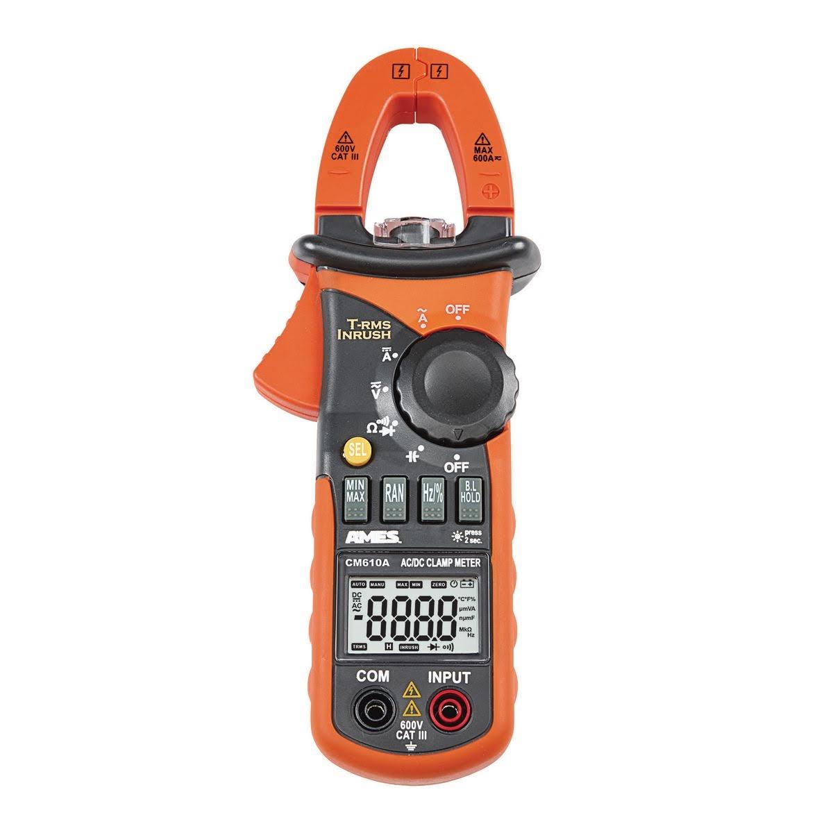 Ames Instruments CM610A 600A T-rms AC/DC Clamp Meter