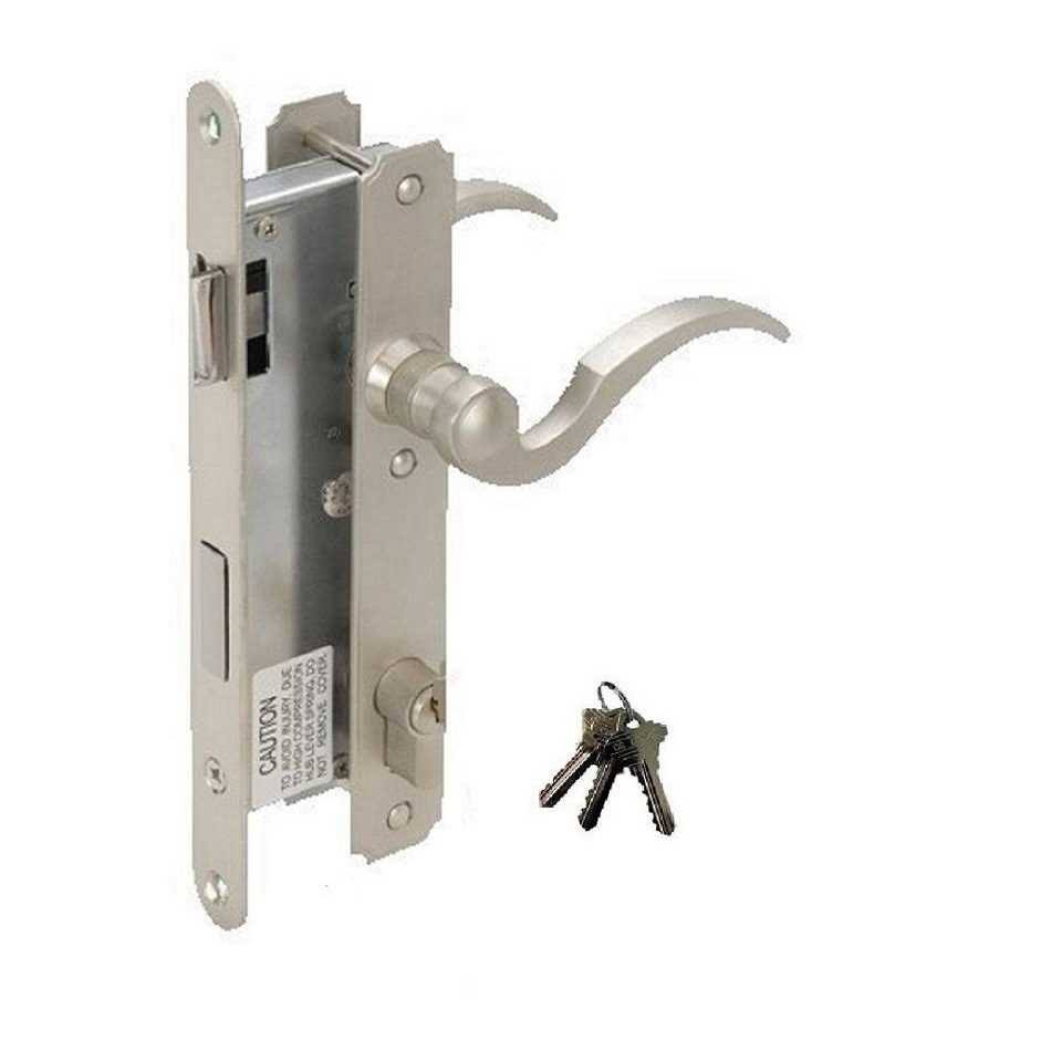 Atrium Door Lock Replacement Exact Replacement for Atrium Doors Satin Nickel ML8003