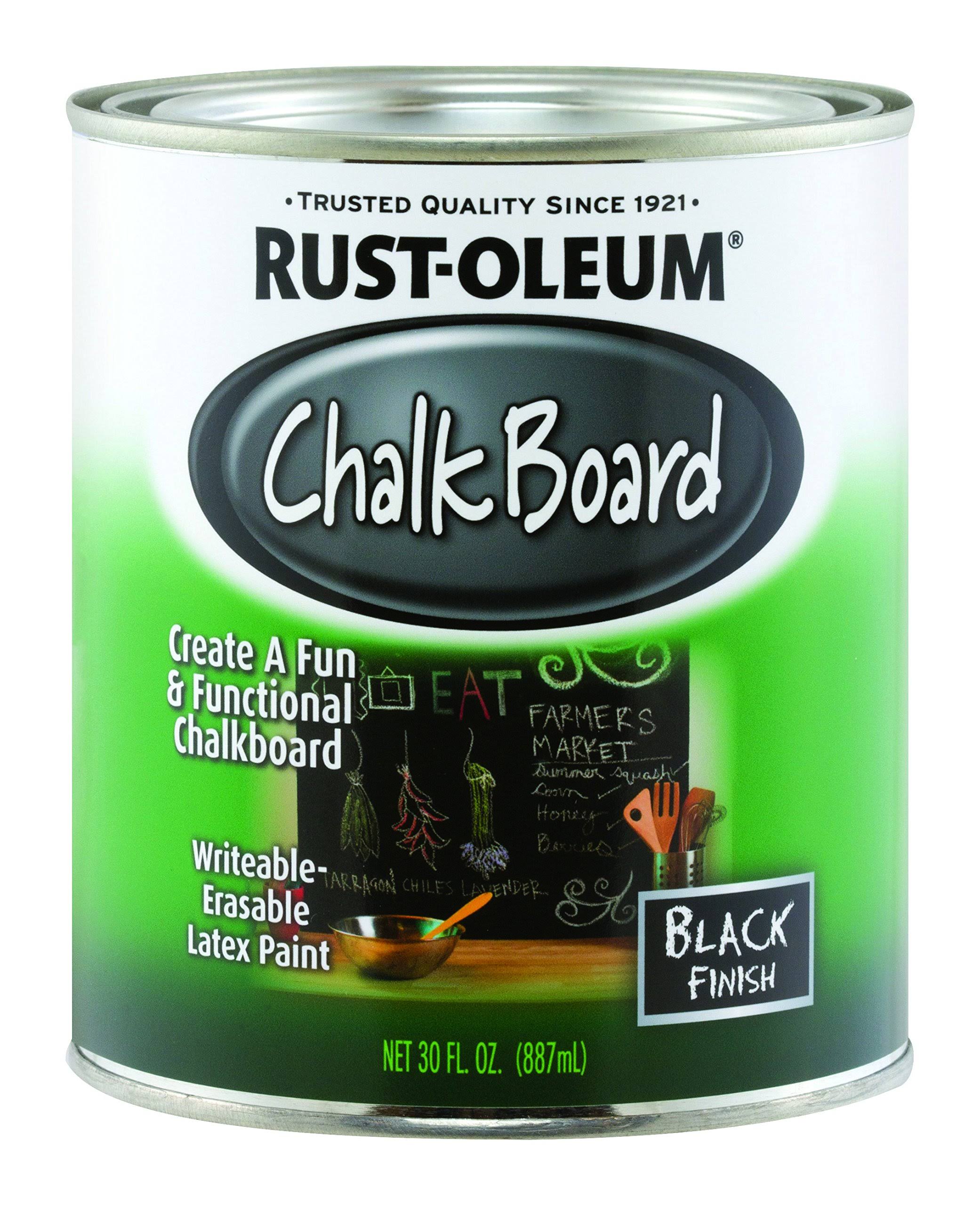 Rust-Oleum Black Chalkboard Paint 30 oz.