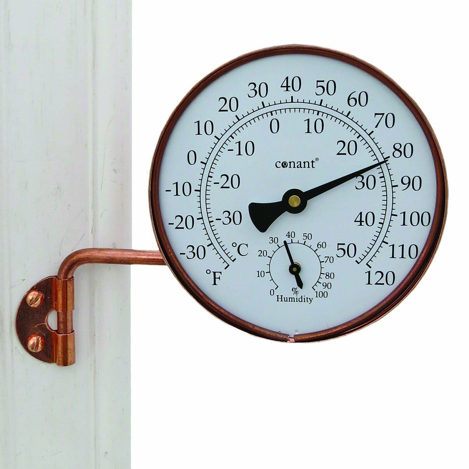 Conant Th6lfc Vermont Weather Station with Living Copper Finish