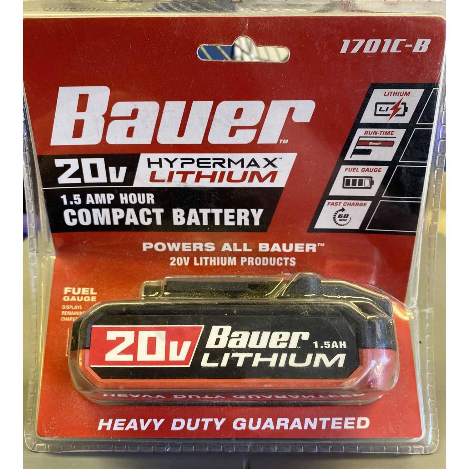 20V Hypermax Lithium-Ion 1.5 Ah Compact Battery 1701C-B
