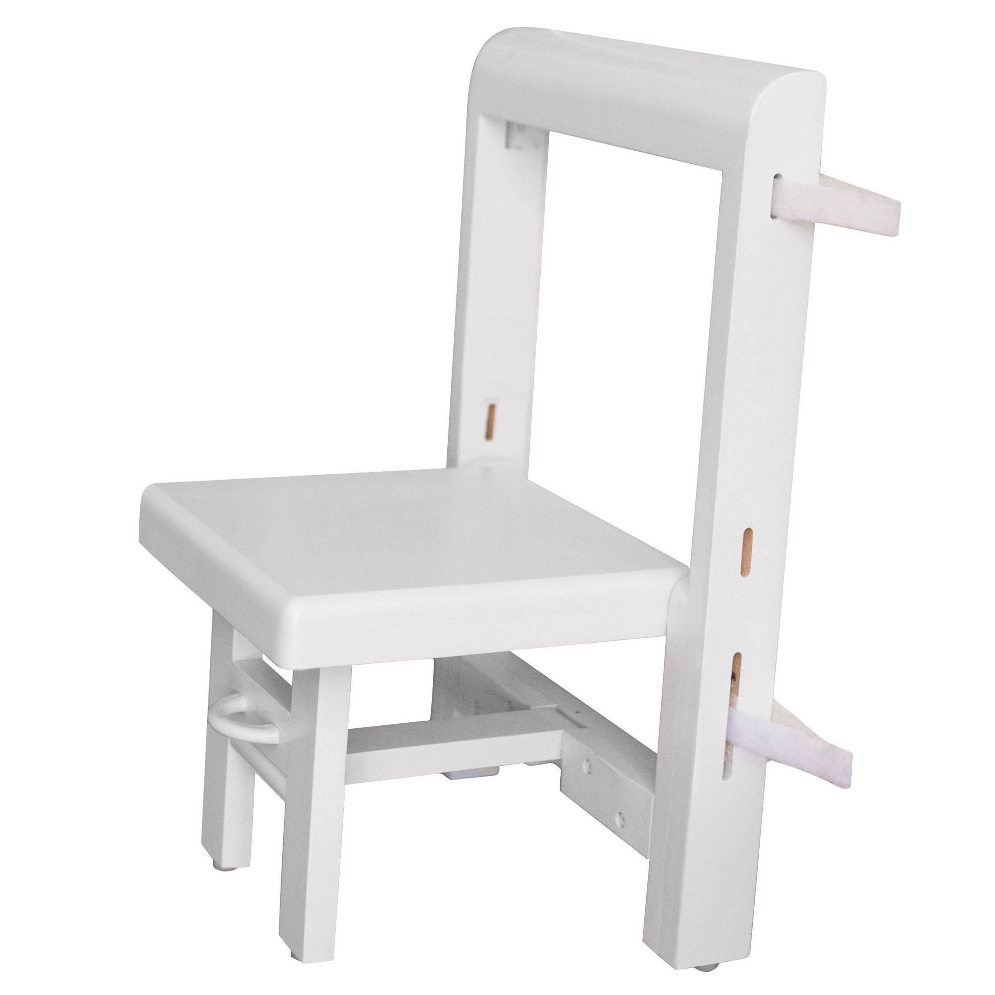 Busy Kids Fold 'n Store Step Stool, White