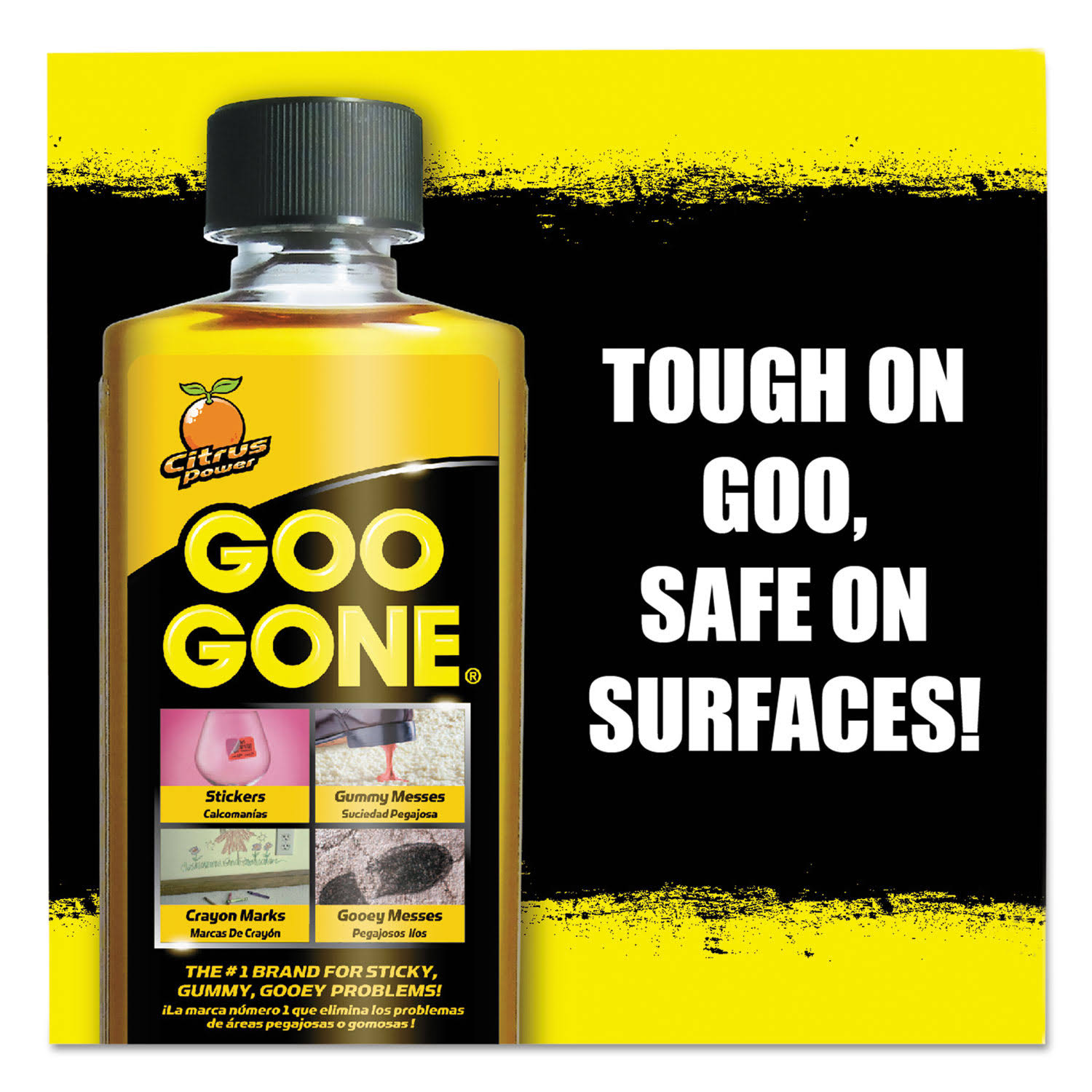 Goo Gone Original Cleaner, Citrus Scent, 8 oz Bottle, 12/Carton