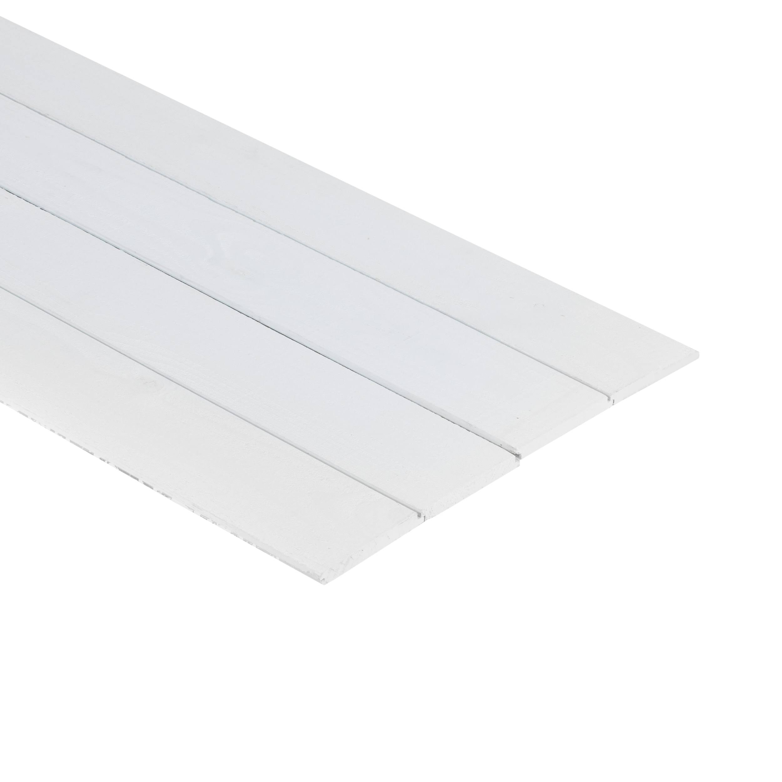 Lowe's Rough Sawn Shiplap 5.5-in x 8-ft White Pine Shiplap Wall Plank (Coverage Area: 3.67-sq ft) | 58X6X8-RSW