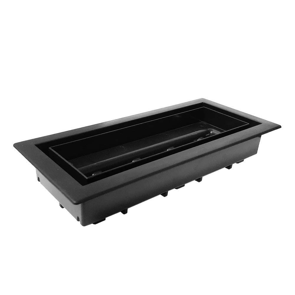 Aria Vent 10 in. H x 4 in. W Matte Black ABS Plastic Vent Cover