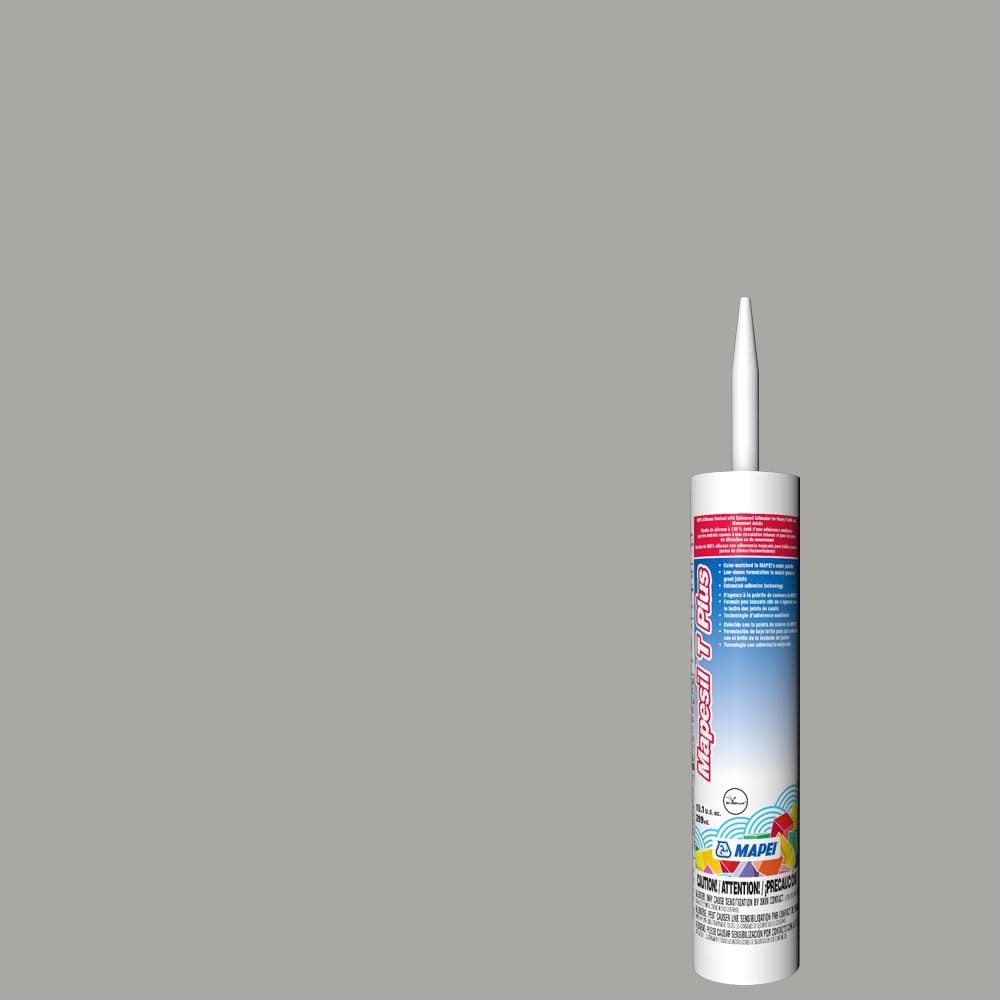 Mapei Mapesil T Plus Silver Silicone Caulk- Gray- 10.1 oz