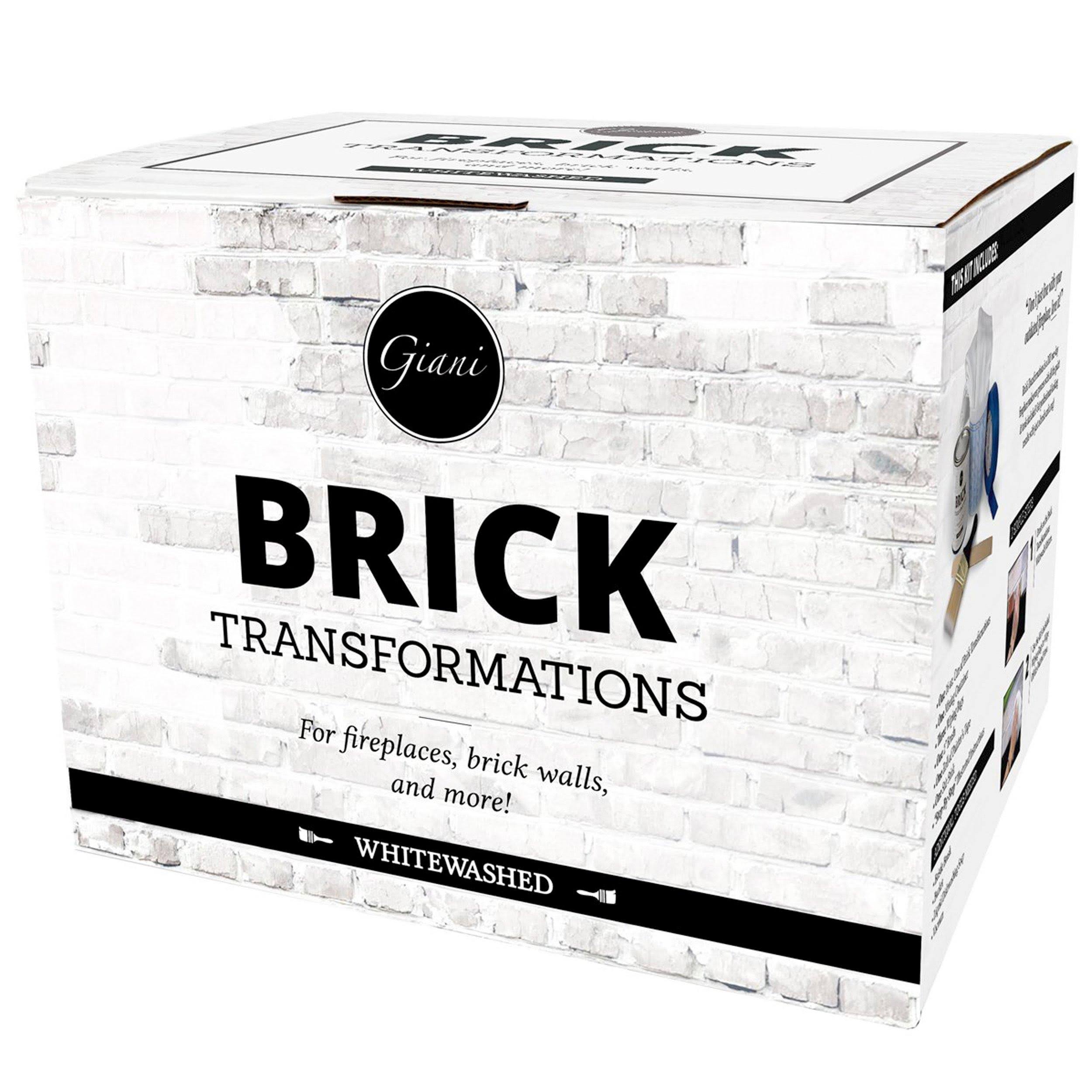 Giani Brick Transformations Paint Kit- Whitewashed