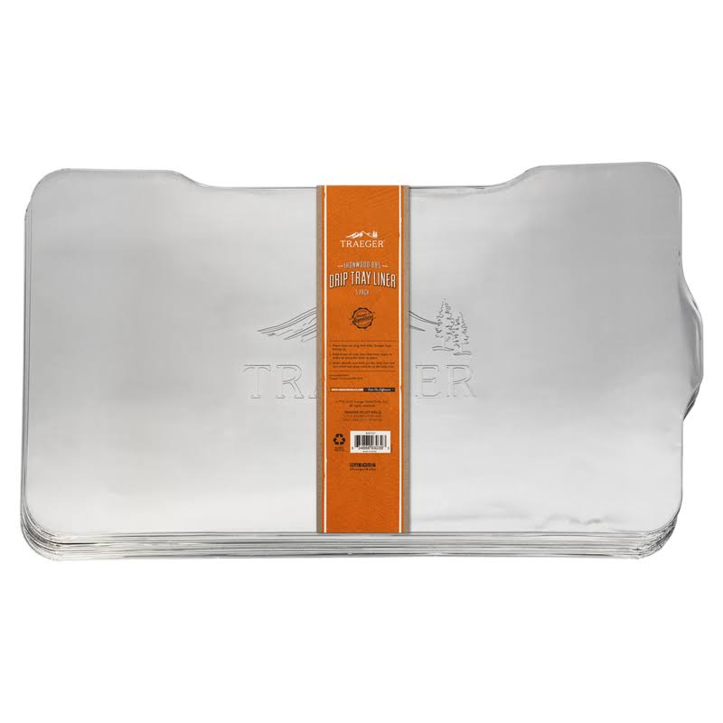 Traeger- Drip Tray Liner 5 Pack- Ironwood 885