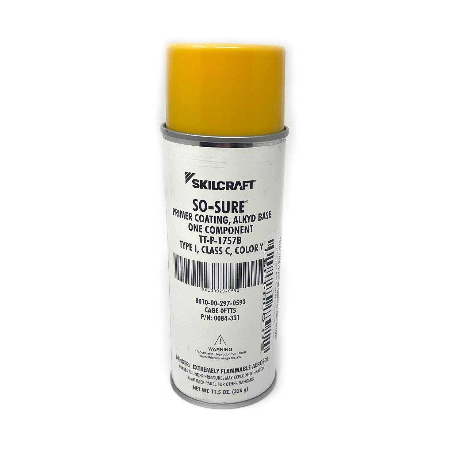 So-Sure- Zinc Chromate Metal Primer, Yellow, 12oz | 0084331