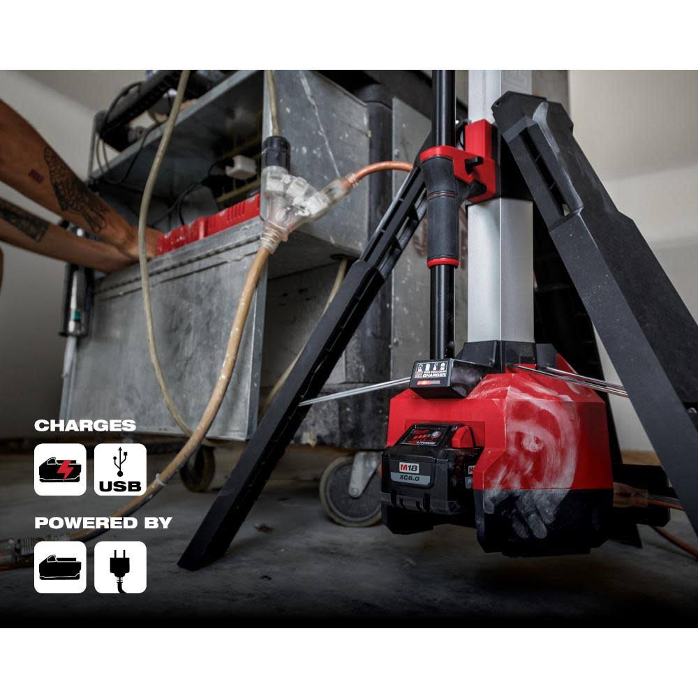 Milwaukee 2136-80 M18 Rocket Tower Light/Charger Reconditioned