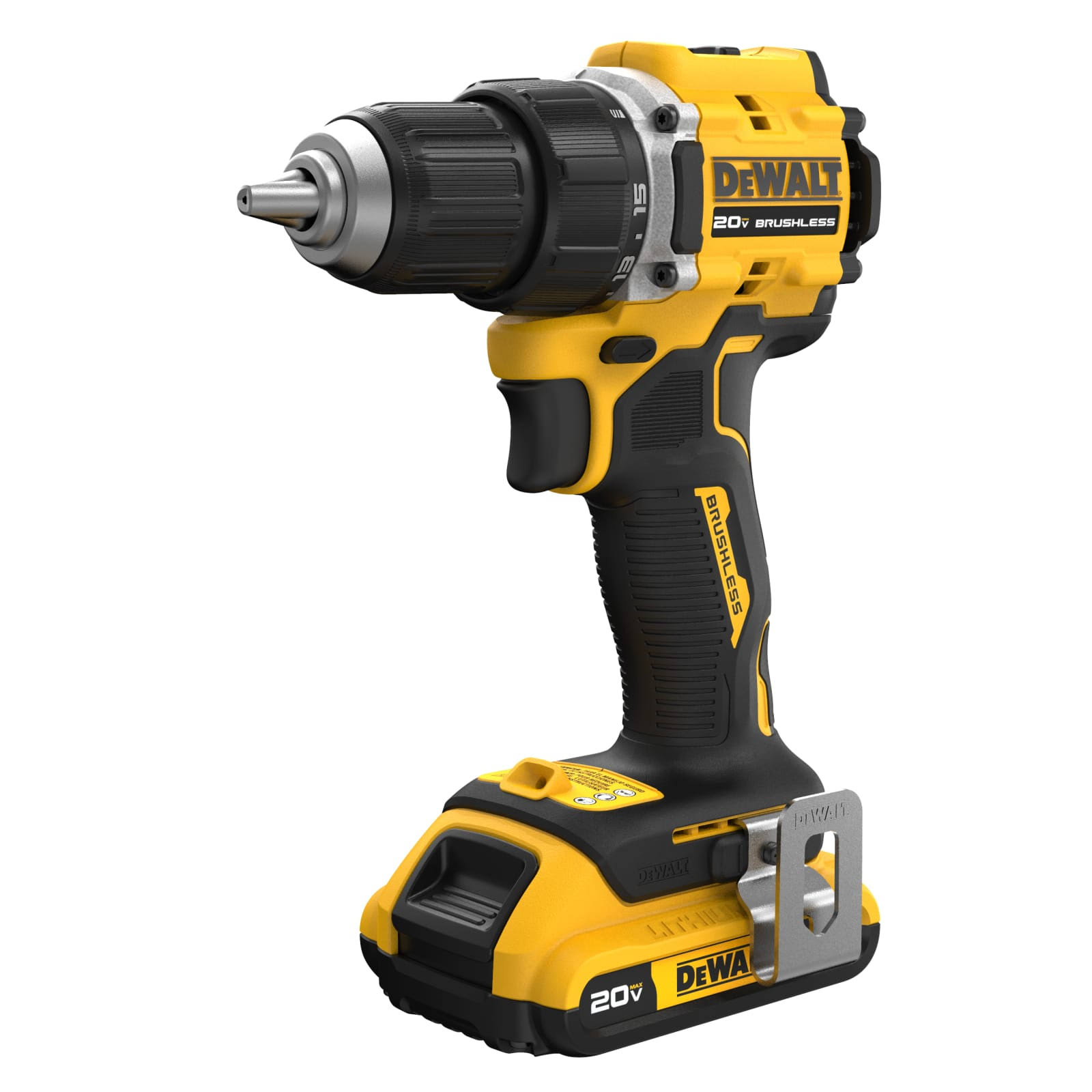 DeWalt DCD794D1 Atomic Compact Series 20V Max Brushless Cordless 1/2in Drill/Driver Kit