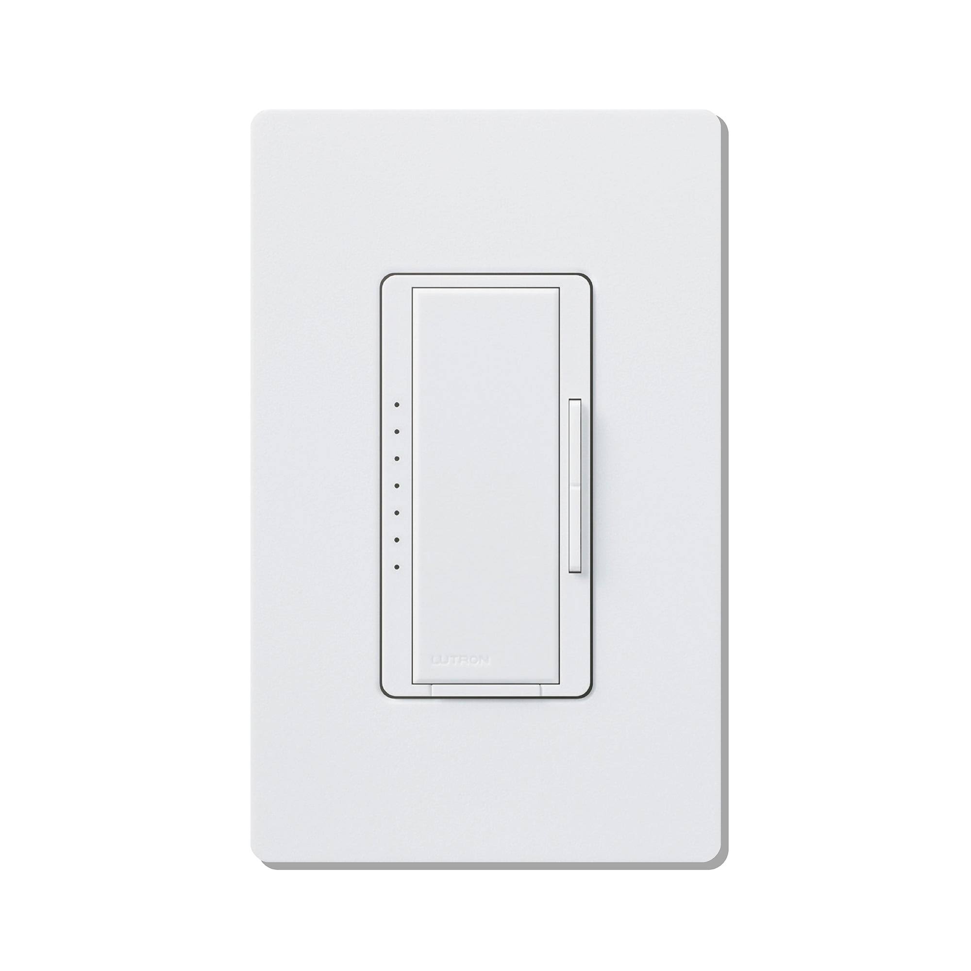 Lutron Maestro MACL-153M-WH Multi-Location CFL & LED Digital Dimmer, White