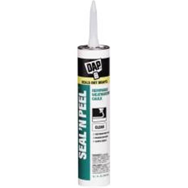 Dap Removable Weatherstrip Caulk Clear 10 oz.
