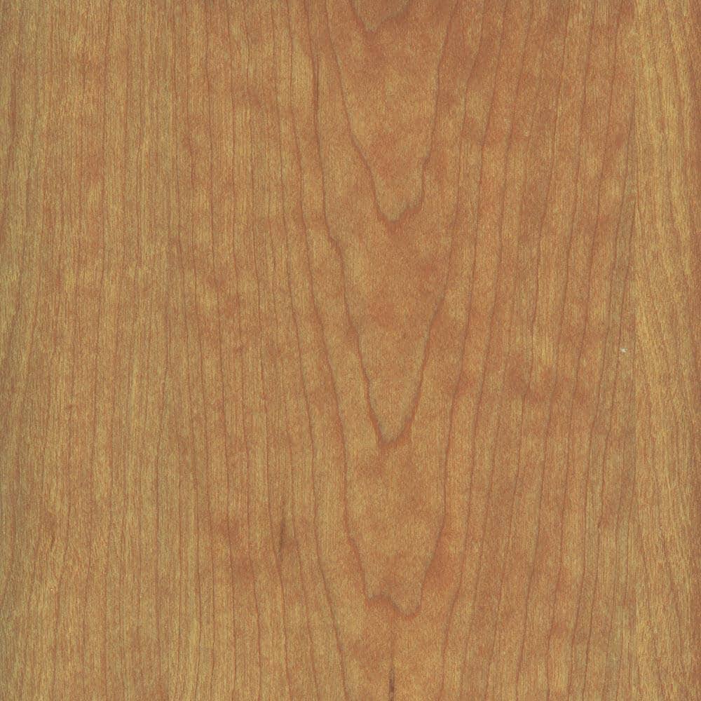 PureEdge 24 in. x 96 in. Cherry Real Wood Veneer with A Wood Back, Brown