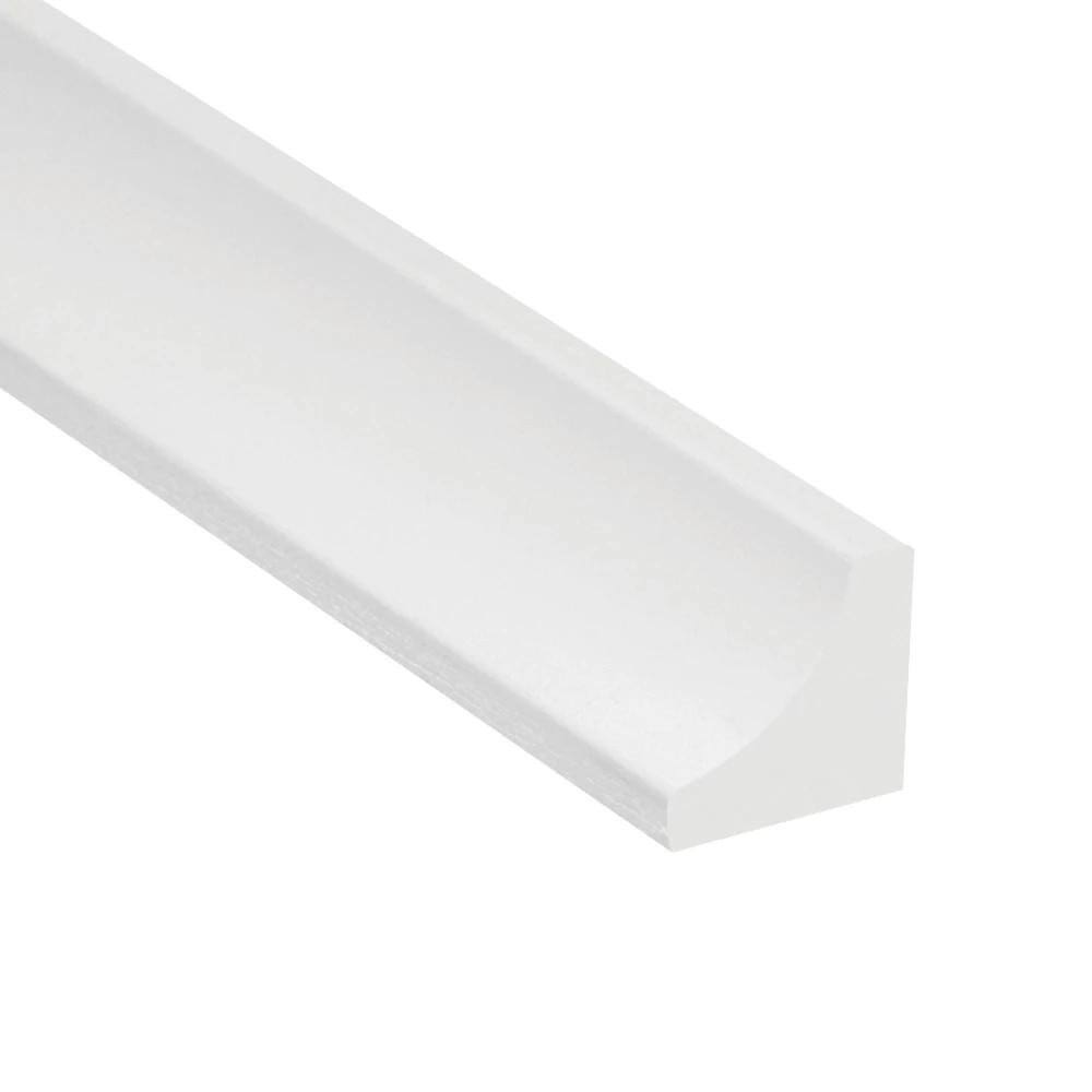 Royal Building Products Craftsman 3/4-in x 8-ft Finished Vinyl Cove Moulding in White | L182021SC8