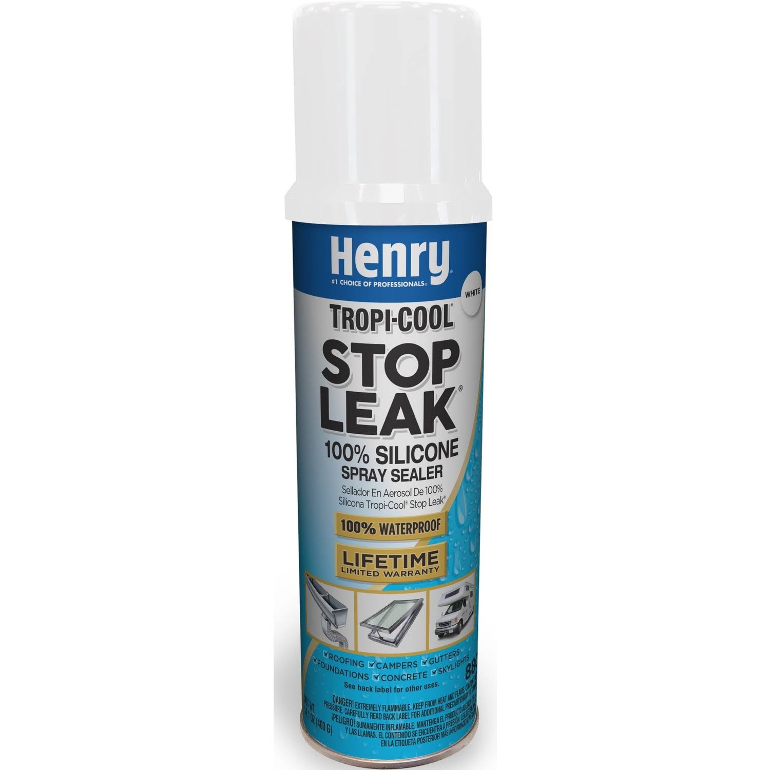 Henry HE880W025 Tropi-Cool Stop Leak, White, 14.1 oz