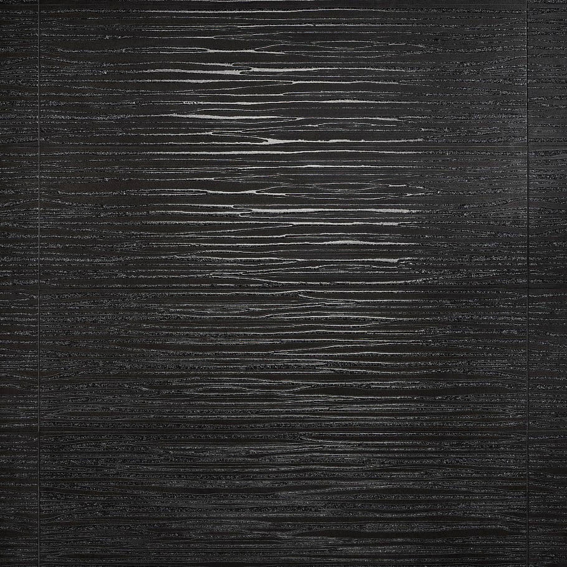 Ivy Hill Tile Echo Stream Charcoal Gray Textured 11 in. x 40 in. Ceramic Wall Tile (3 Pieces 9.36 Sq. ft. / CASE)