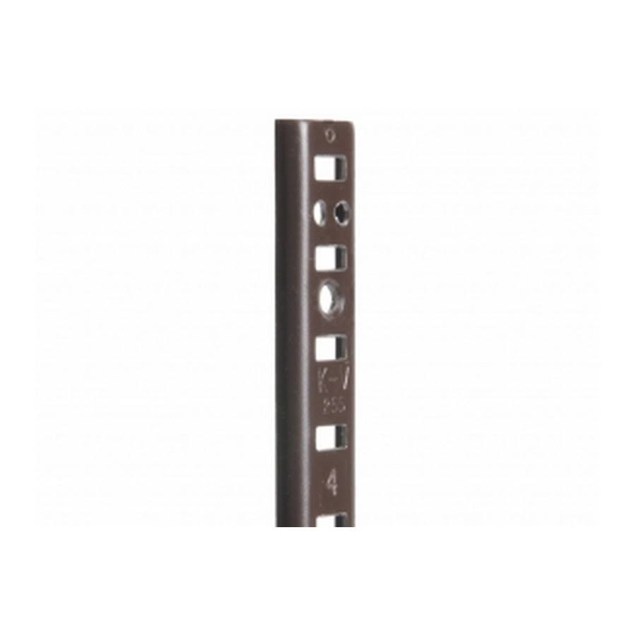 Knape and Vogt 255 Brn 24 Mortise-Mount Steel Pilaster Standard 24 inch 255 Series