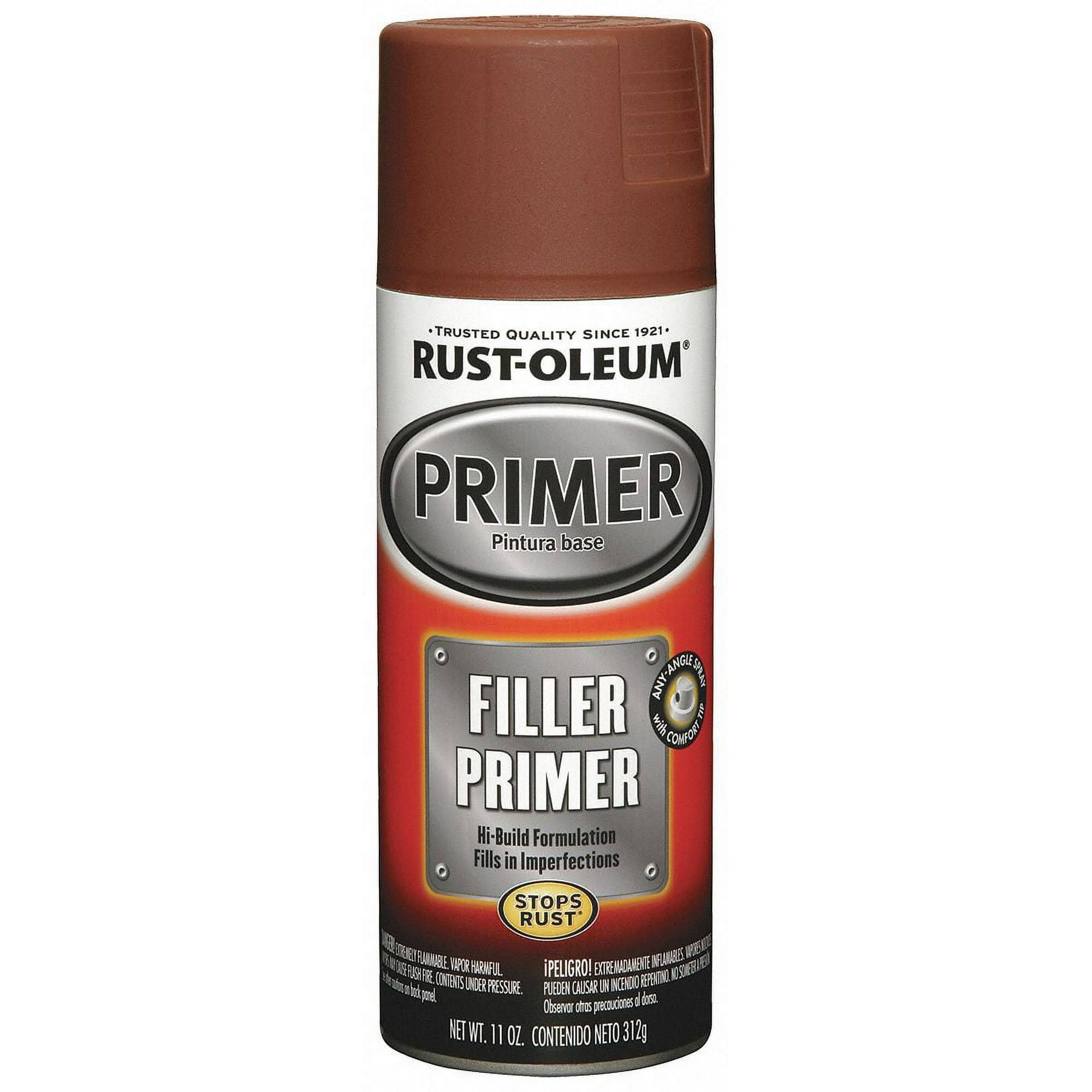 Rust-Oleum 249320 Automotive Filler Primer, Red, 11 oz.