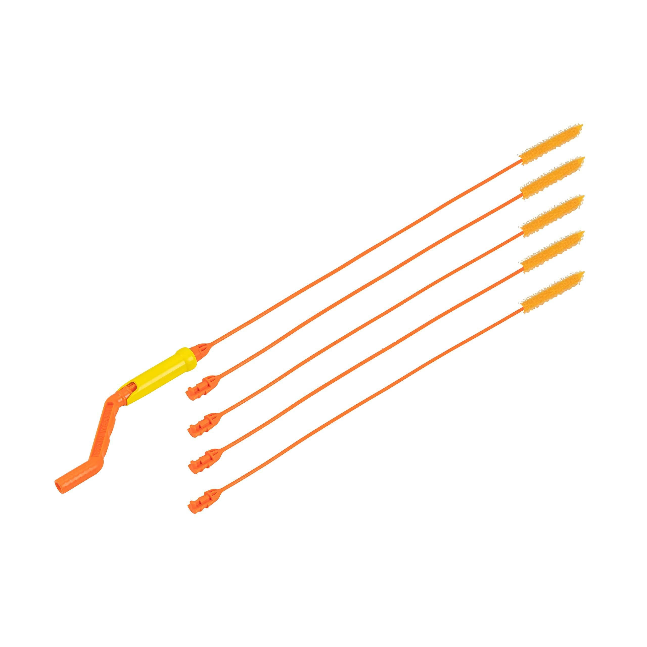 Flexisnake Drain Weasel Sink Snake Cleaner- 18 inch- Drain Hair Clog