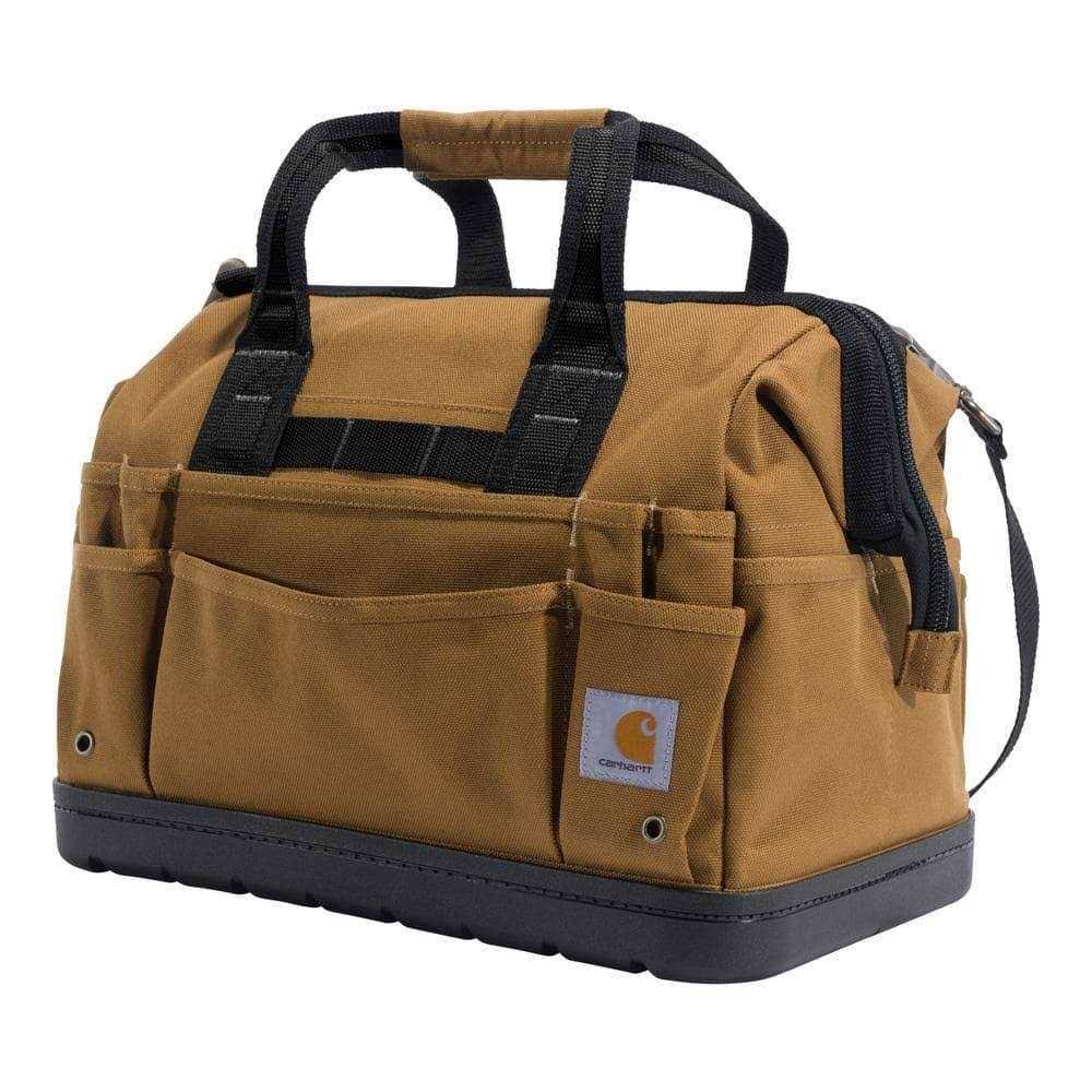 Carhartt 16-inch Molded Base Heavyweight Tool Bag | Brown