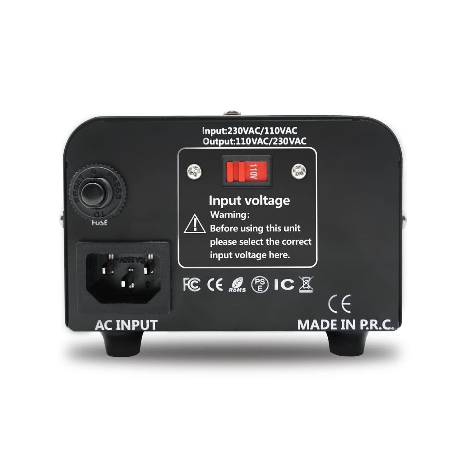 Yinleader 500W Voltage Transformer Power Converter(220V to 110V, 110V to 220V) Step Up/Down Converter 110/120 Volt- 220/240 Volt