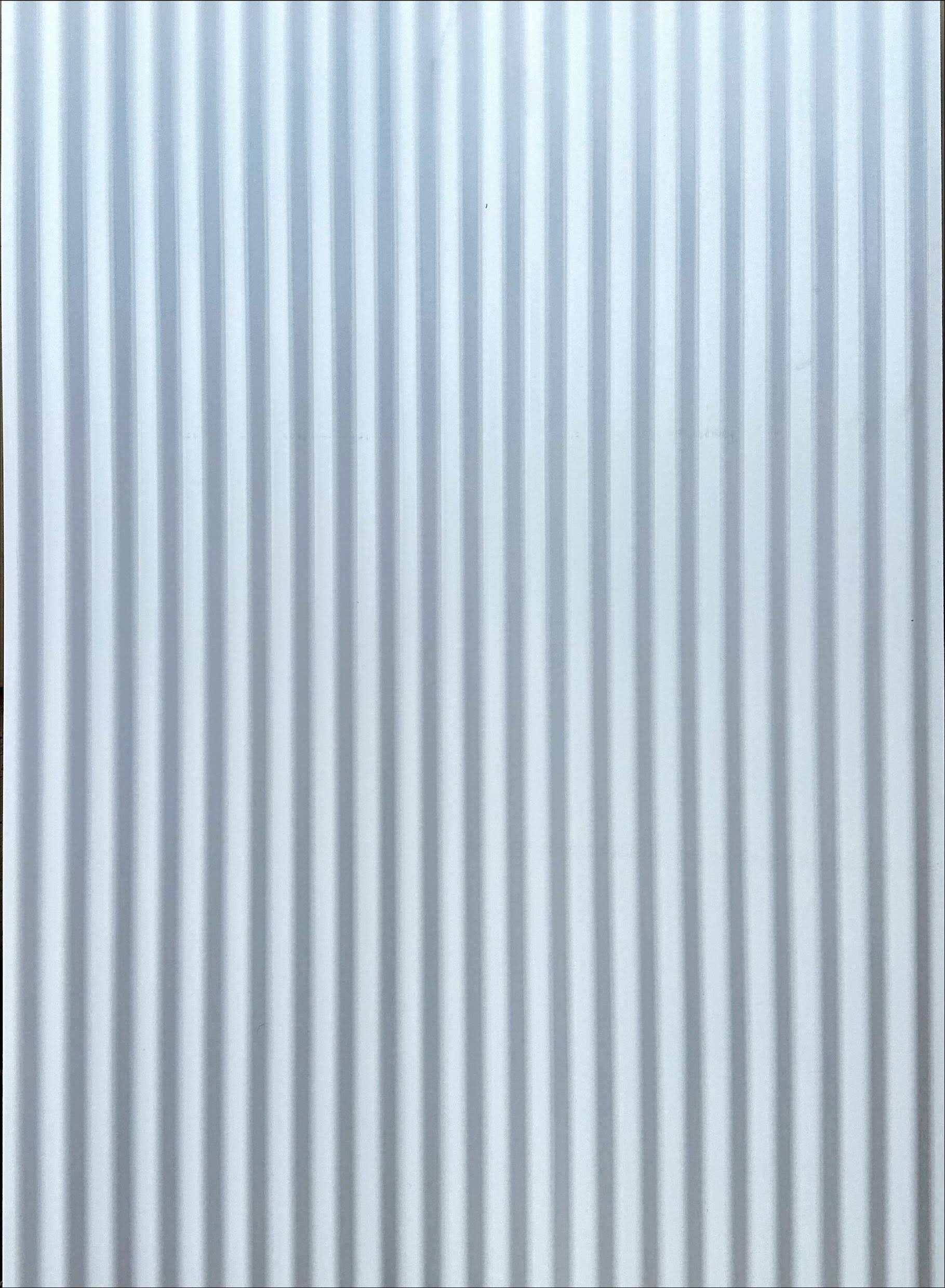 Dakota Tin Corrugated Metal Wainscoting 24in W x 36in H / Galvalume