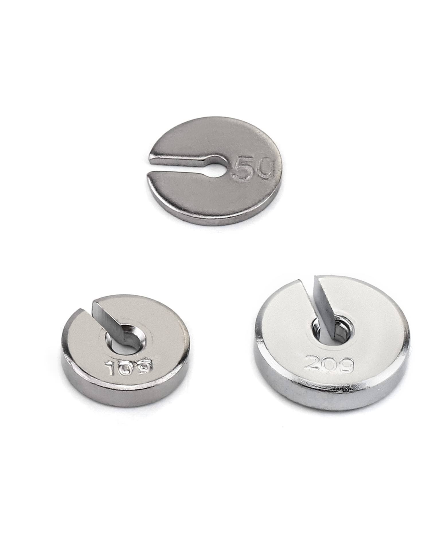 QWORK Slotted Weight Set 13 Weights with Hanger and Case