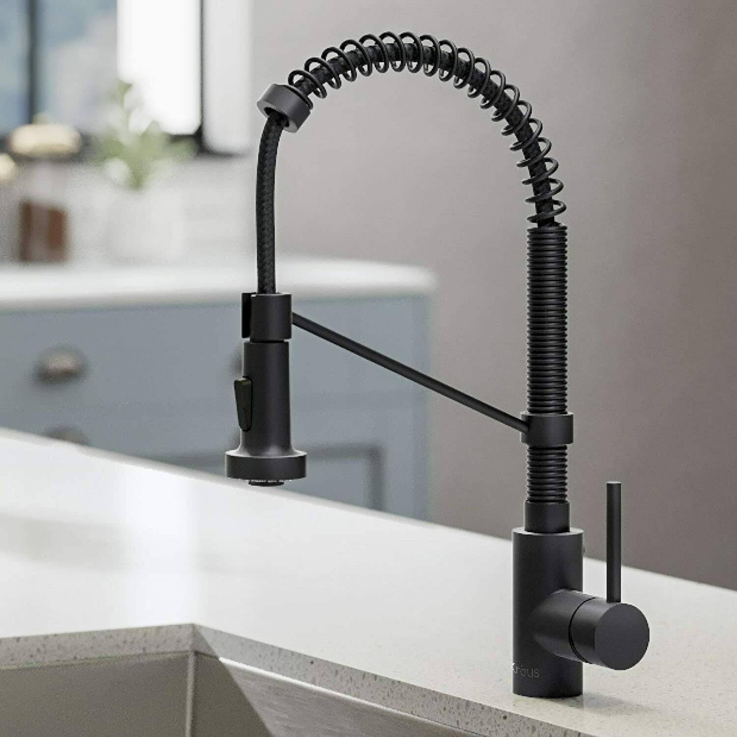 Kraus KPF-1610MB Bolden Kitchen Faucet & Pull-Down Sprayhead, 18