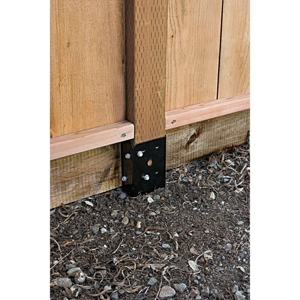 Simpson FPBS44 E-Z Spike Fence Post Spike- Black Powder Coated