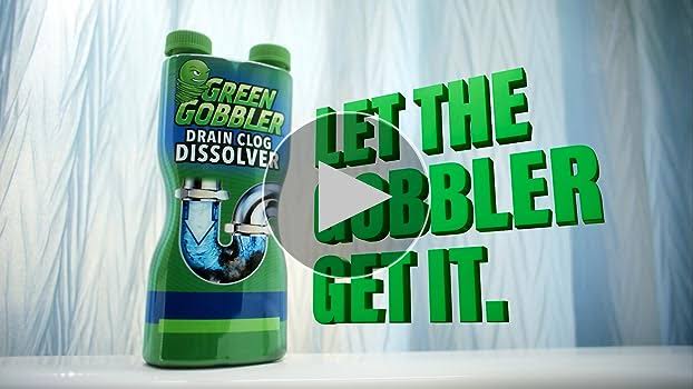 Green Gobbler Liquid | Hair & Grease | Drain Clog Remover- 2 Pack