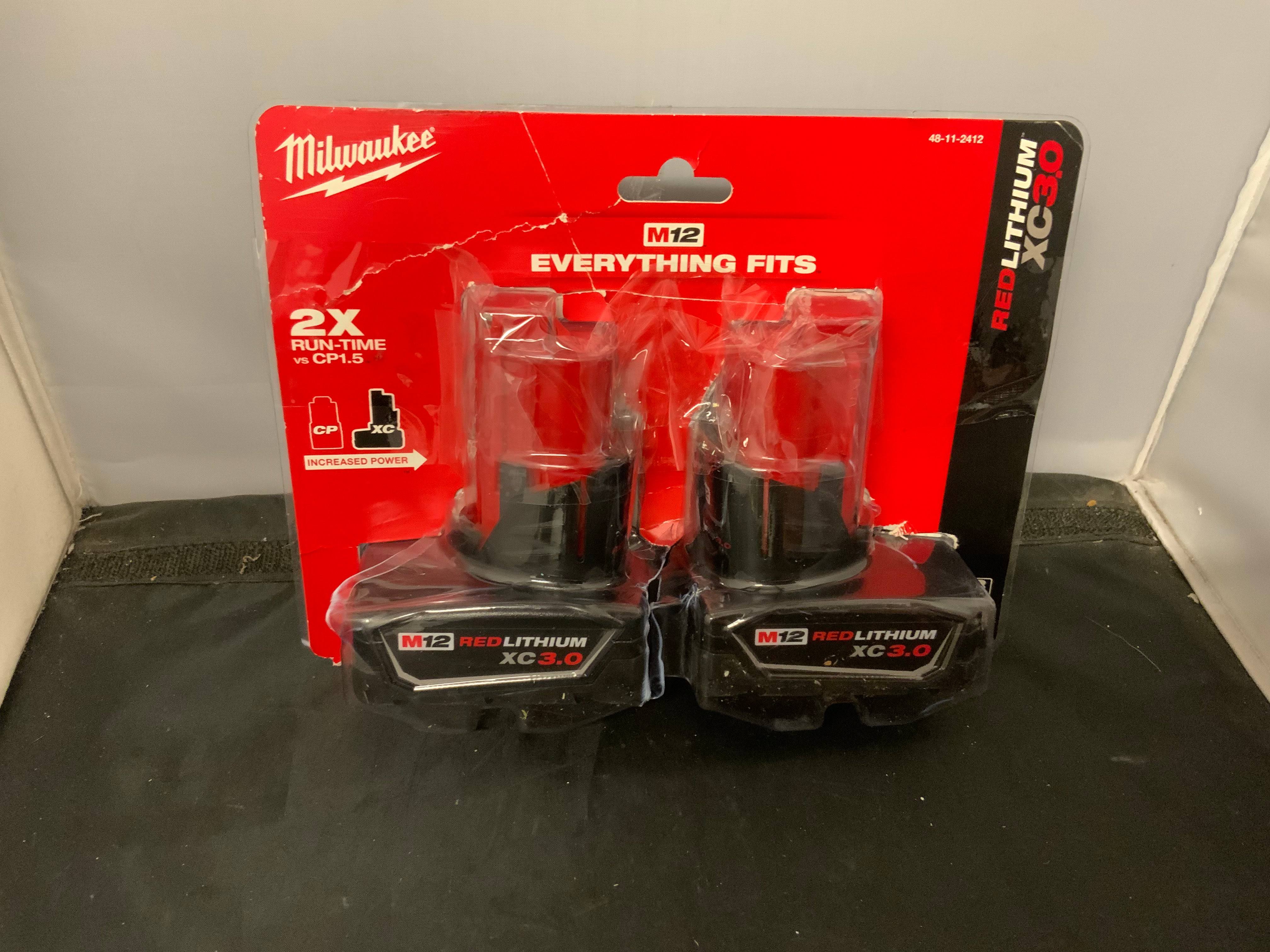 Milwaukee 48-11-2412 M12 XC Battery 2 Pack