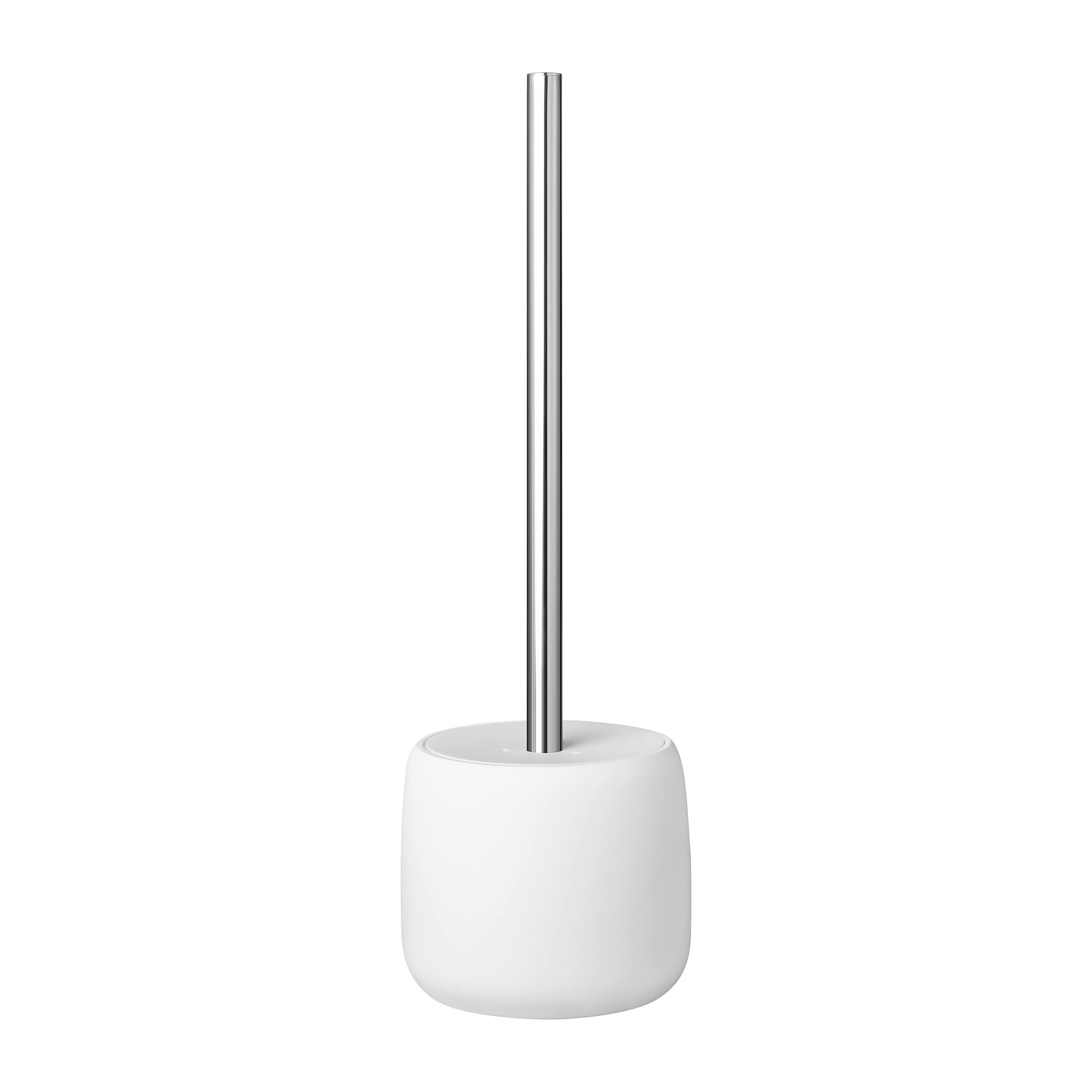 Blomus Sono Plunger with Decorative Holder- White