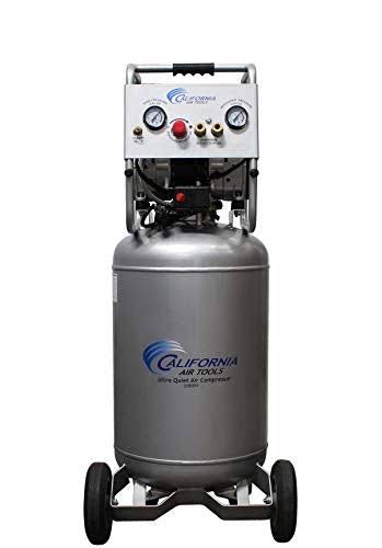 California Air Tools 20020 Ultra Quiet & Oil Free 2.0 HP 20.0 Gal Steel Tank Air Compressor