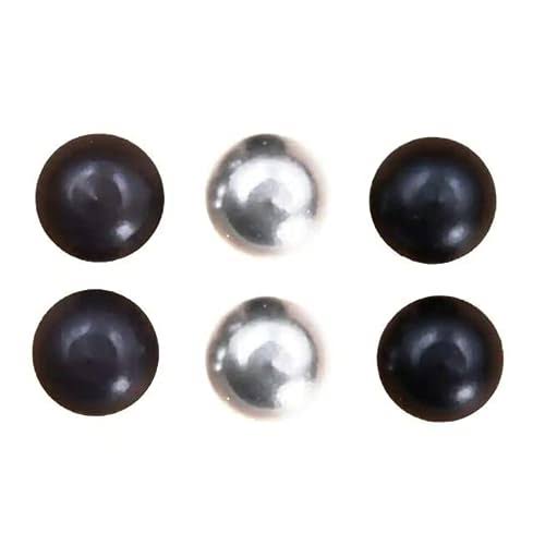 Commercial Electric Lamp Cap Nuts Tapped 832-38in Diameter, 6 Assorted, Matte Black, Oil Rubbed Bronze and Chrome 804894