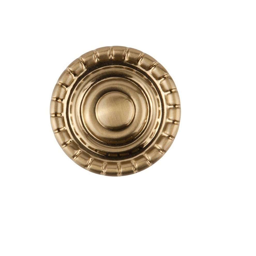 Sumner Street Home Hardware Charlotte Mushroom Knob, Satin Brass