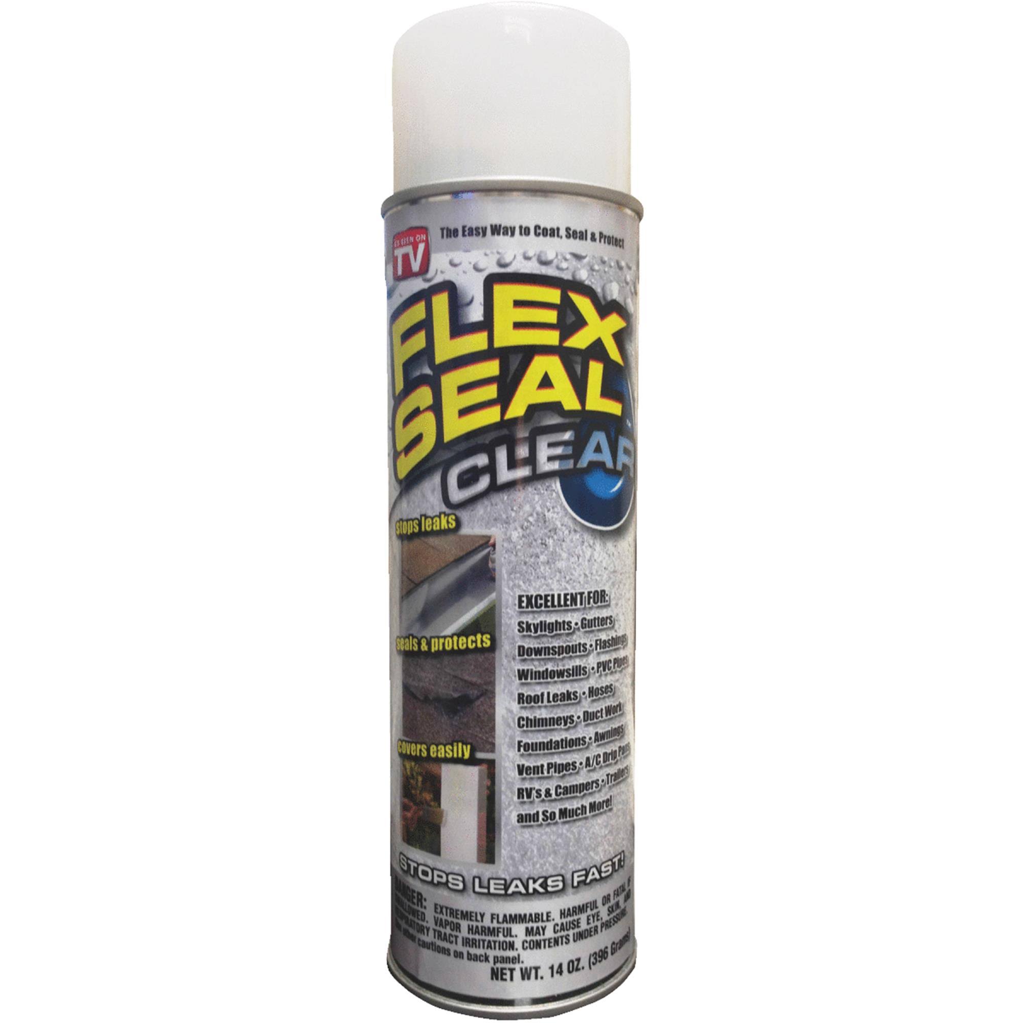 Flex Seal Aerosol Spray, Clear- 14 oz bottle
