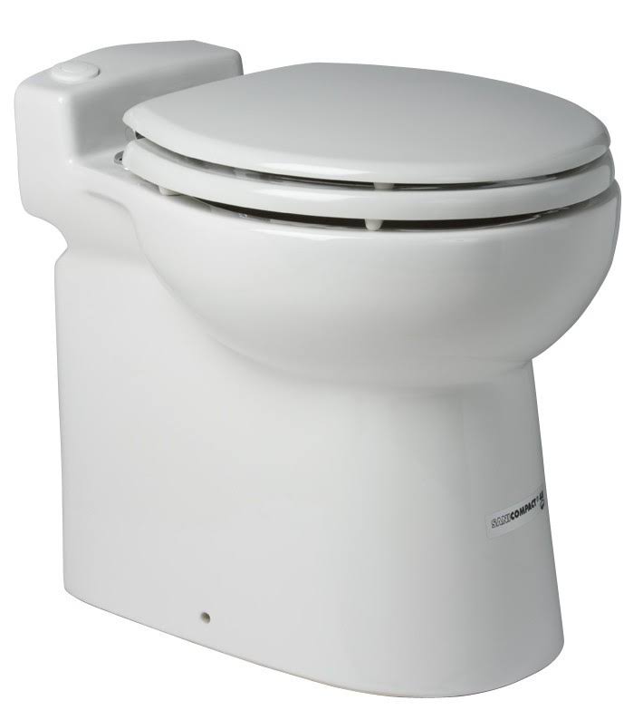 Saniflo Toilet and Macerator, Sanicompact