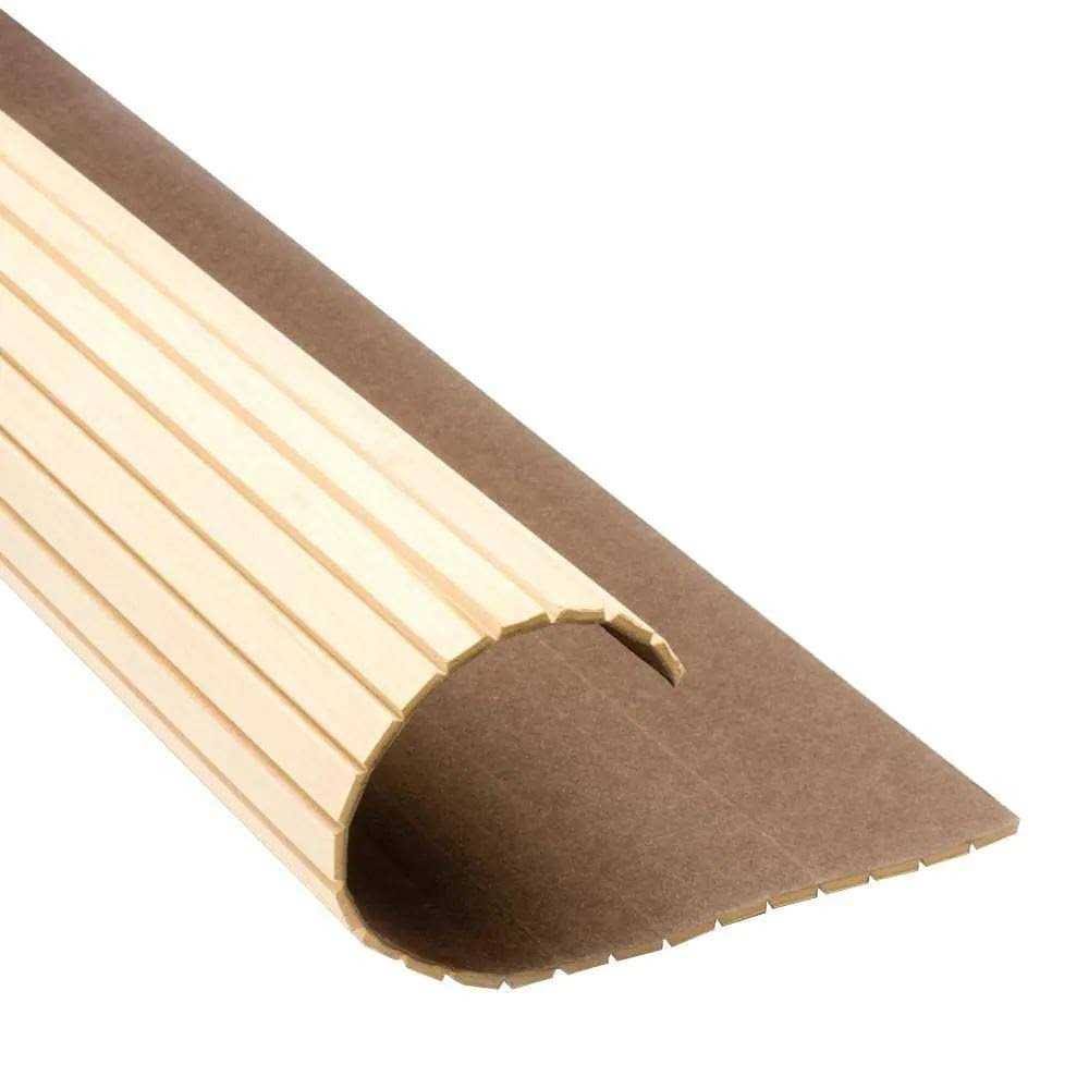 Pole-Wrap 48-in L x 8-ft H Maple Unfinished Fluted Column Wrap 83048