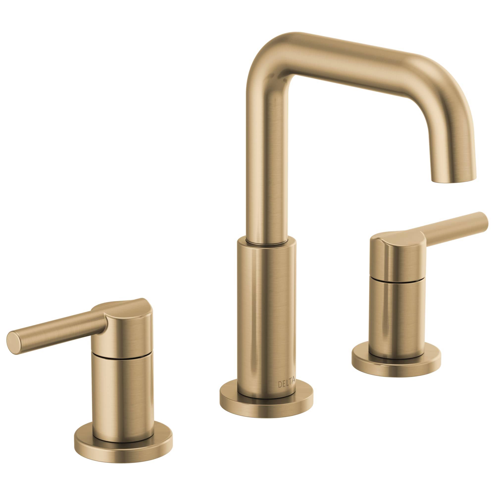 Delta Nicoli: Two Handle Widespread Bathroom Faucet Champagne Bronze