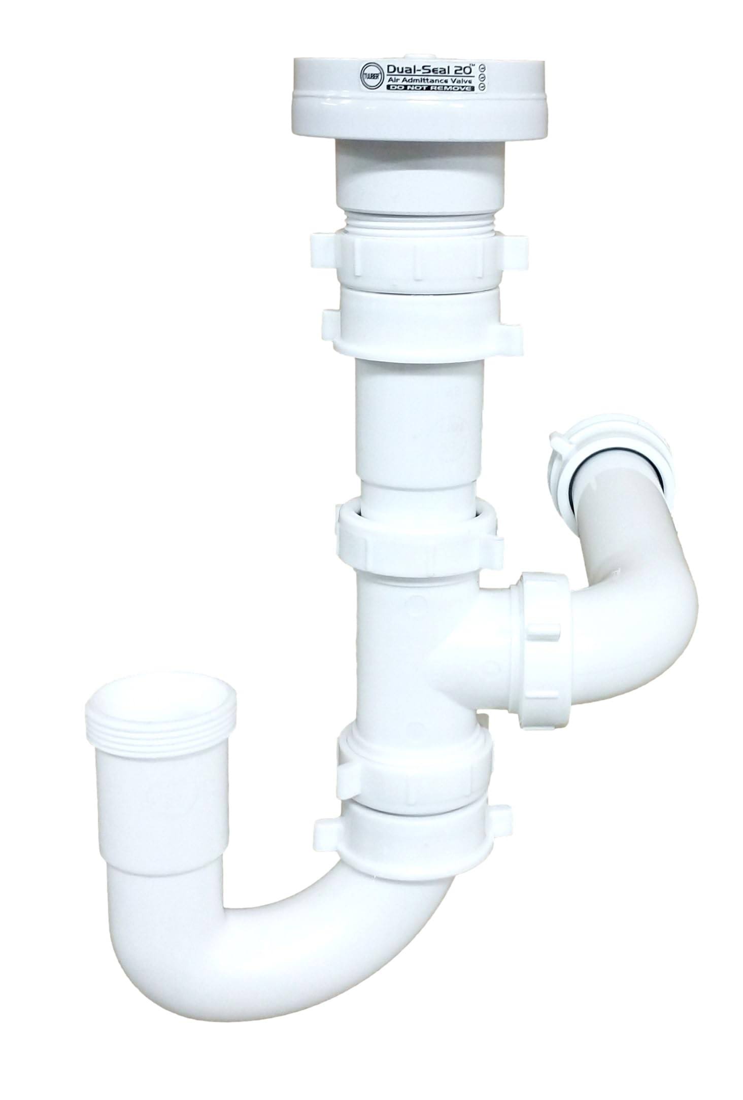Air Admittance Valve Trap Assembly Kit with 1-1/2 inch Tuuber Vent 2x Superior