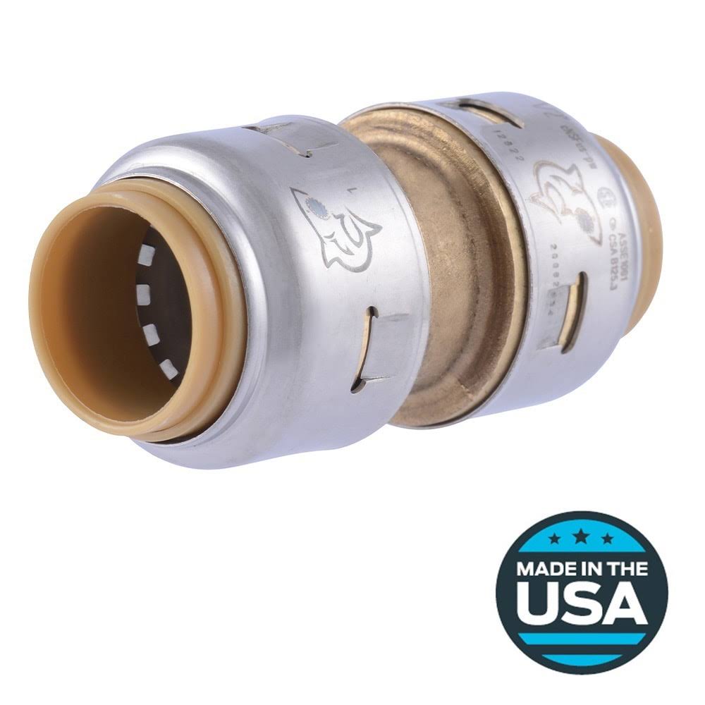Sharkbite Max 1/2-in Push-to-Connect Coupling | UR008Z