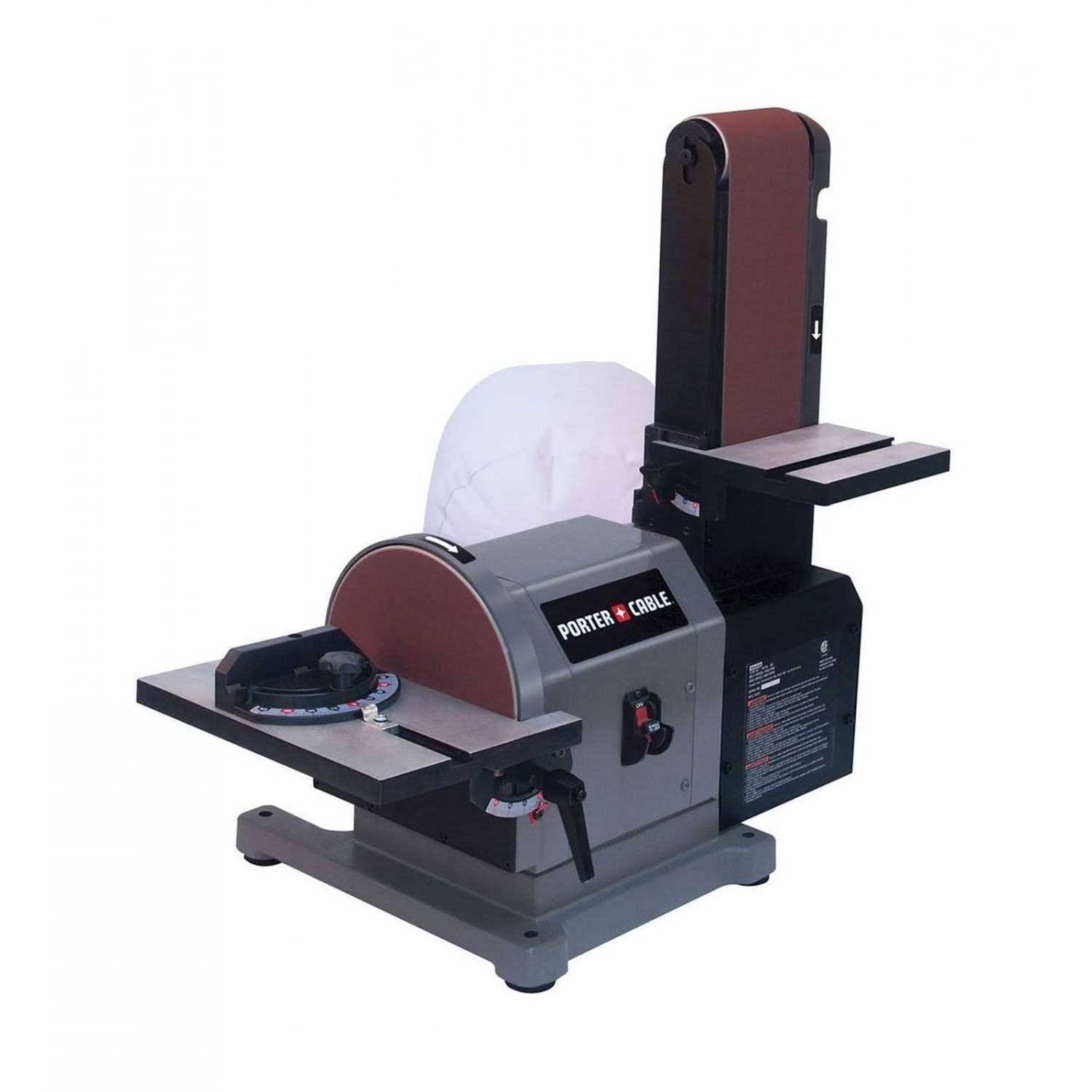 Porter-Cable Pcb420sa 5 Amp 4 in. x 8 in. Bench Belt/Disc Sander